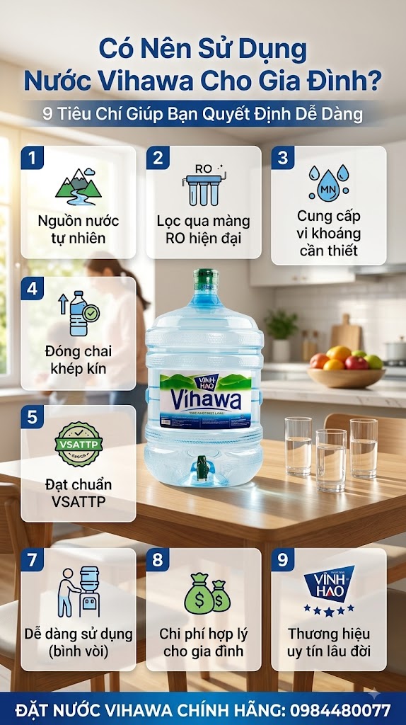 bảo quản bình Vihawa tránh nguồn nhiệt