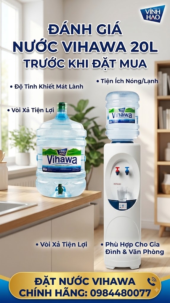 Hướng Dẫn Chọn Bình Vihawa Phù Hợp Nhu Cầu: Bình Vòi Hay Bình Úp 20L?